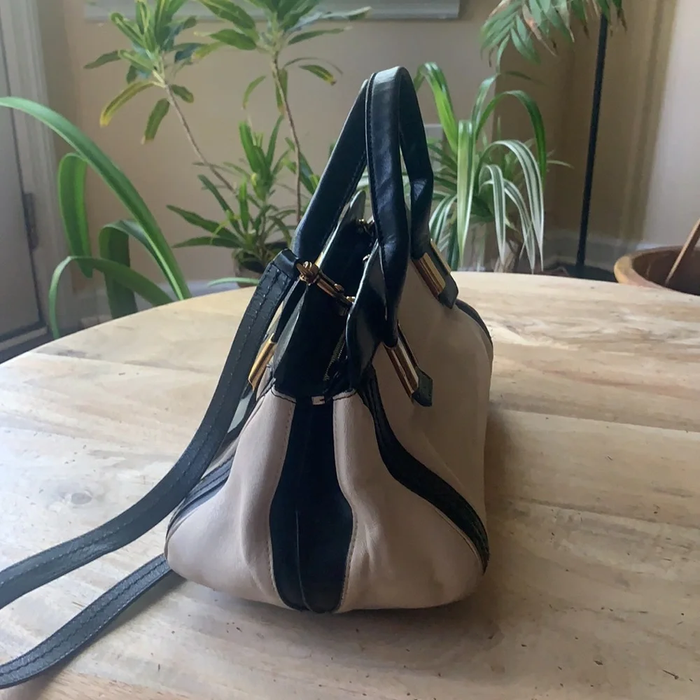 CHLOÈ Alice 2-Way Leather Satchel/Crossbody Bag - Picture 3 of 15